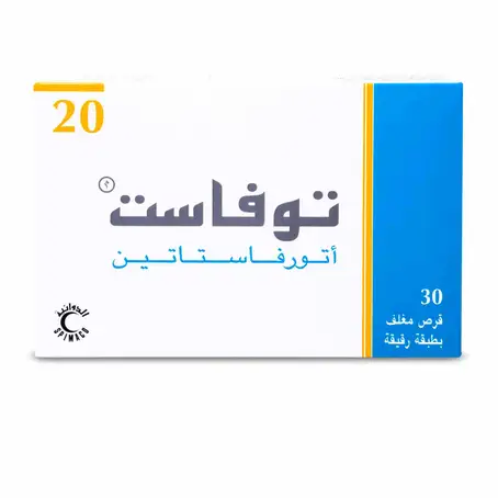Tovast 20 mg Tablet 30pcs