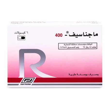Magnacef 400 mg Capsule 6pcs