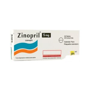 ZINOPRIL 5 MG 28 TABLETS
