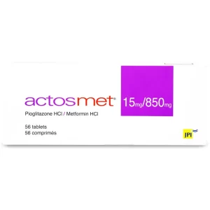 Actosmet 15 mg/850 mg 56 Tablets