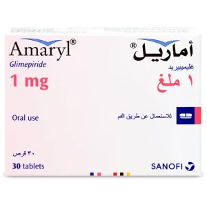 Amaryl 1 mg Tablet 30pcs
