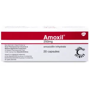 Amoxil 250 mg Capsule 20pcs