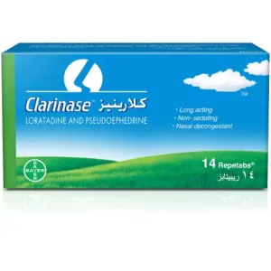 Clarinase 14 Repetabs, 5 mg/120 mg