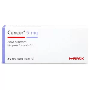 Concor 5 mg Tablet 30pcs