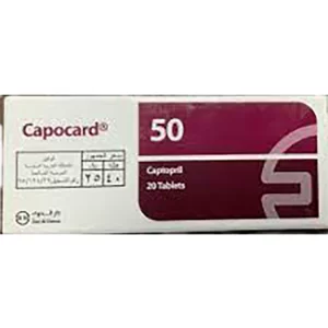 Capocard 50 mg Tablet 20pcs