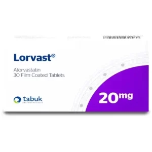 Lorvast 20 mg Tablet 30pcs
