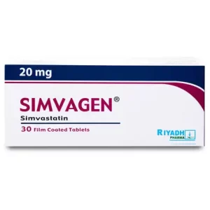 Simvagen 20 mg Tablet 30pcs