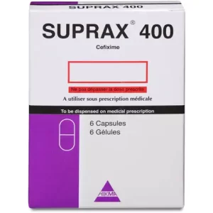 Suprax 400 mg Capsule 6pcs