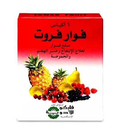Fawar Fruit Effervescent Sachets 6 Pcs