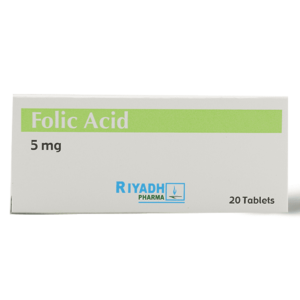 Folic-Acid 5 mg 20 Tab