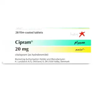Cipram 20 mg Tablet 28pcs
