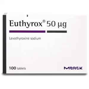 Euthyrox 50 Mcg Tablet 100pcs