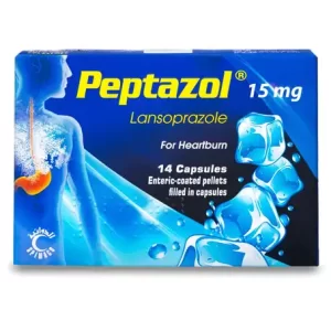 Peptazol 15 mg Capsule 14pcs