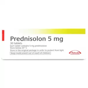 Prednisolon 5 mg Tablet 30pcs